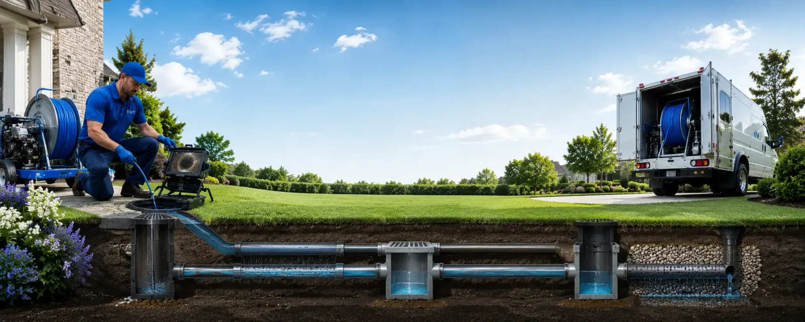 Outdoor drain cleaning information for Drummond, OK